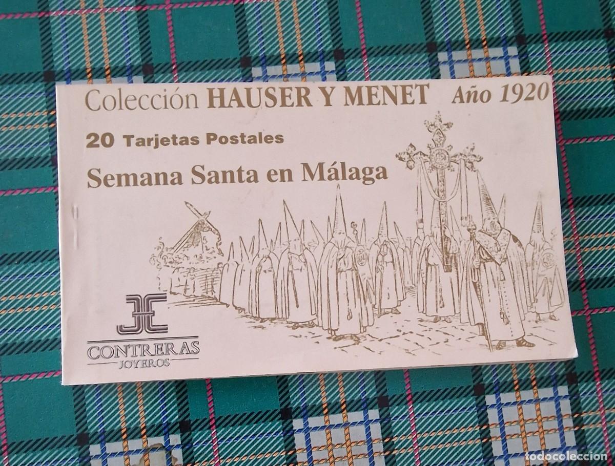 Postkarten: Colecci&oacute;n de 20 postales Semana Santa M&aacute;laga, colecci&oacute;n Hauser y Menet de 1920
