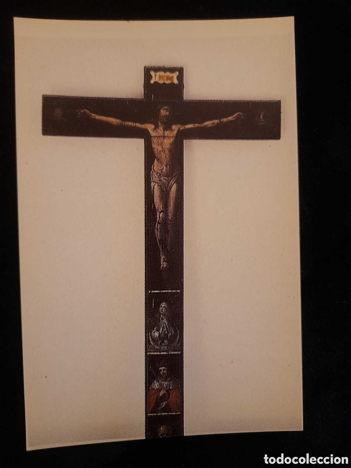 Postales: Cruz Policromada, Monasterio de Santa Clara, Carrion de los Condes