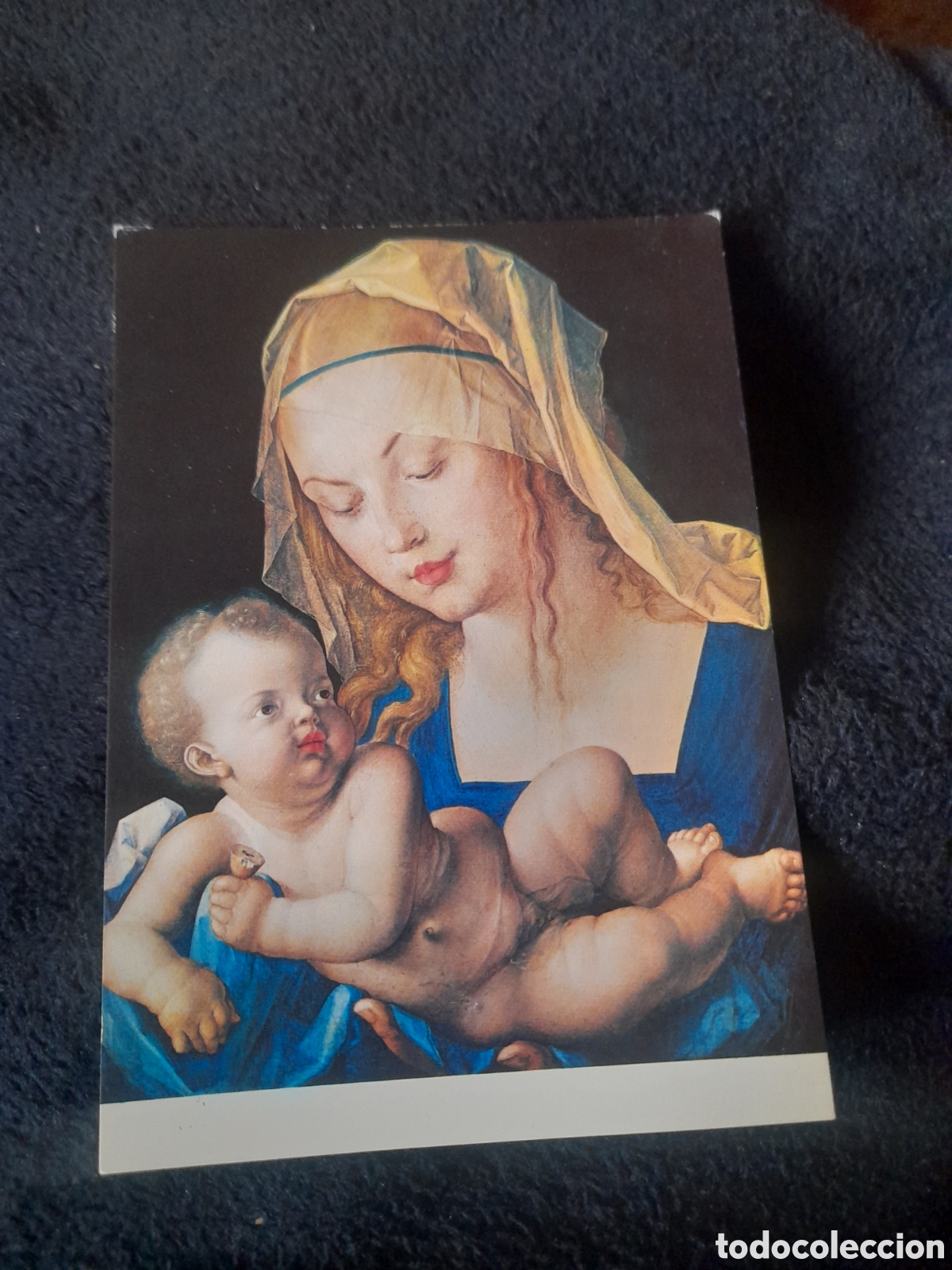 Postkarten: Antigua postal religiosa, Virgen con Ni&ntilde;o, Museo de Viena