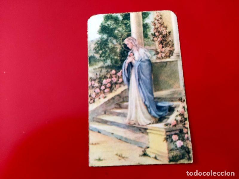 Cartoline: ESTAMPA RECORDATORIO 1953 ARCHICOFRADIA HIJAS DE MARIA PARROQUIA PRECIOSISIMA SANGRE DE NSJ