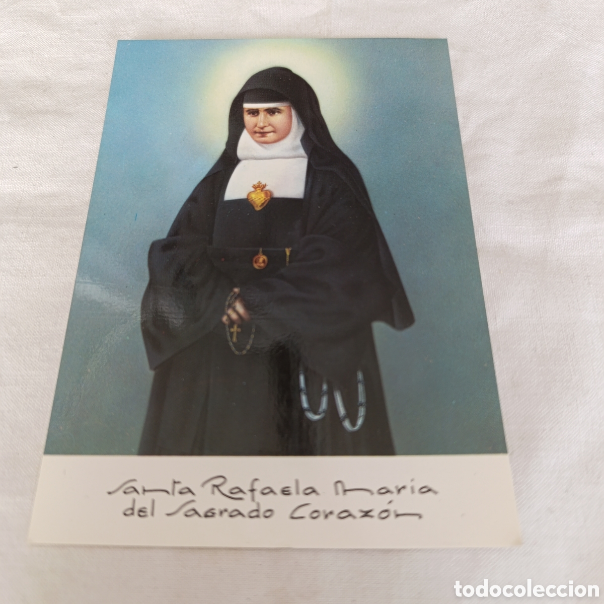 Postales: SANTA RAFAELA MARIA DEL SAGRADO CORAZ&Oacute;N,POSTAL,15 CM X 11 CM