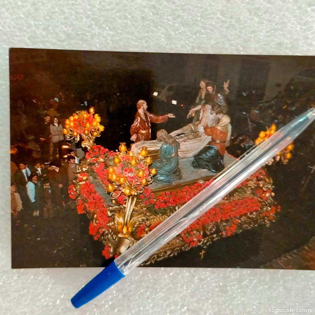 Postkarten: ANTIGUA DIFICIL Y RARA POSTAL DE LA SEMANA SANTA DE CARTAGENA MURCIA PROCESION CRISTO O VIRGEN