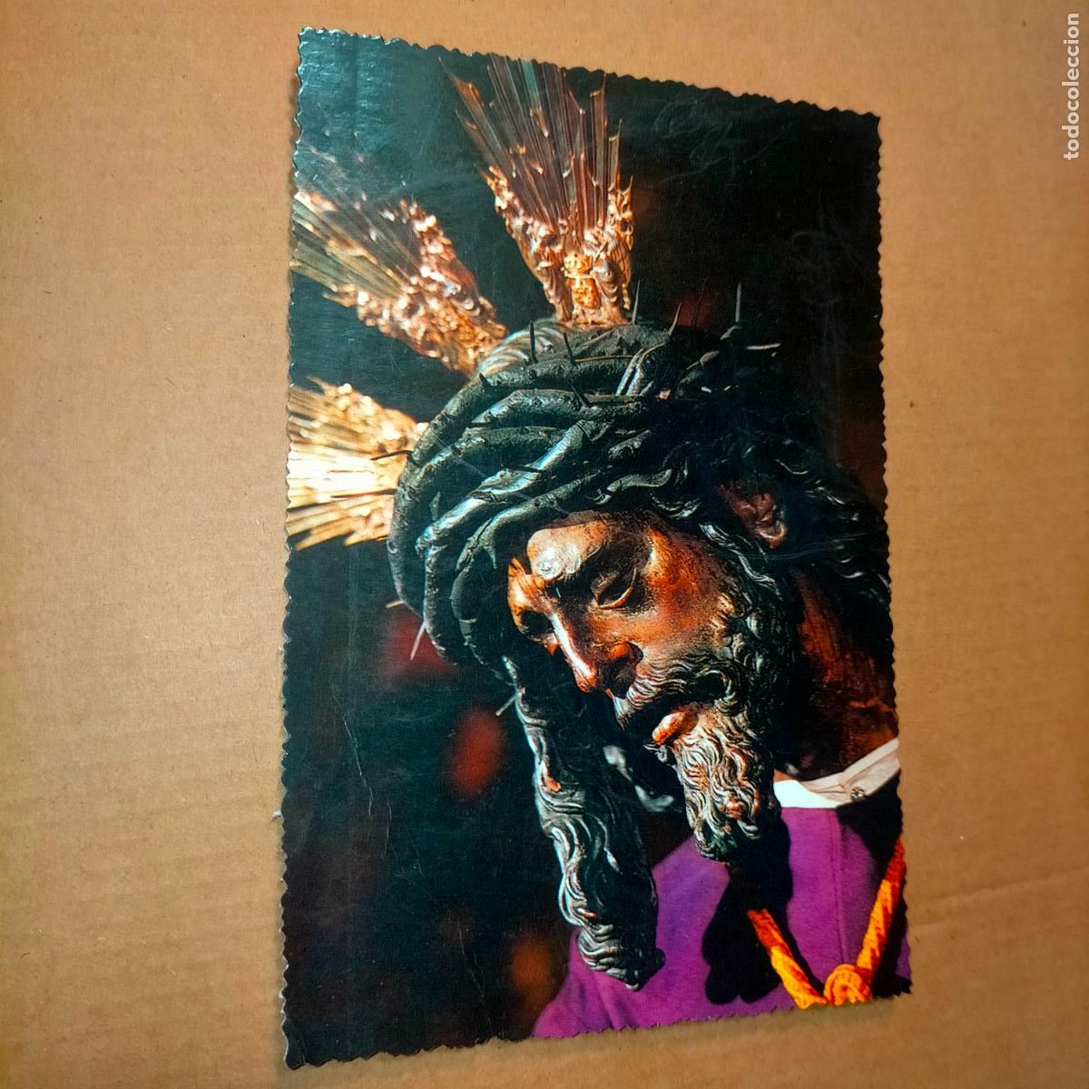 Postales: POSTAL SEMANA SANTA SEVILLA CRISTO DEL GRAN PODER - Foto 3