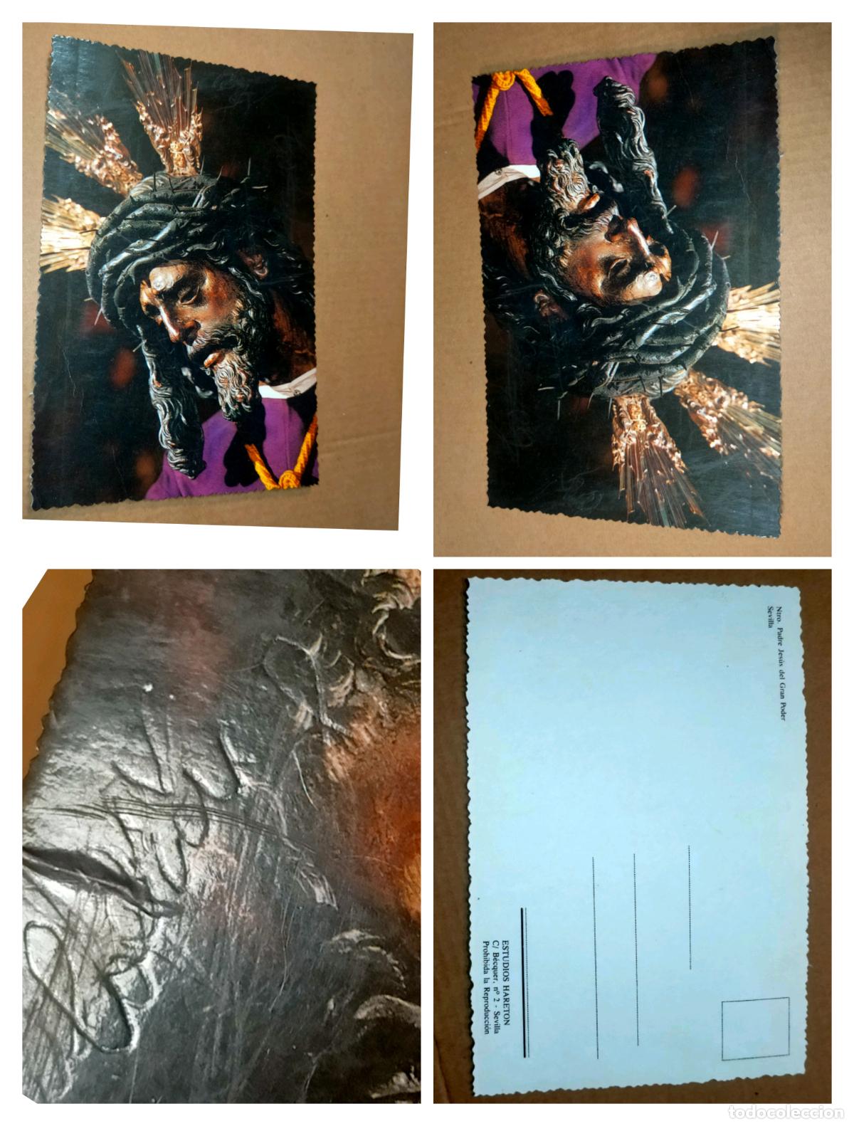 Postales: POSTAL SEMANA SANTA SEVILLA CRISTO DEL GRAN PODER - Foto 1