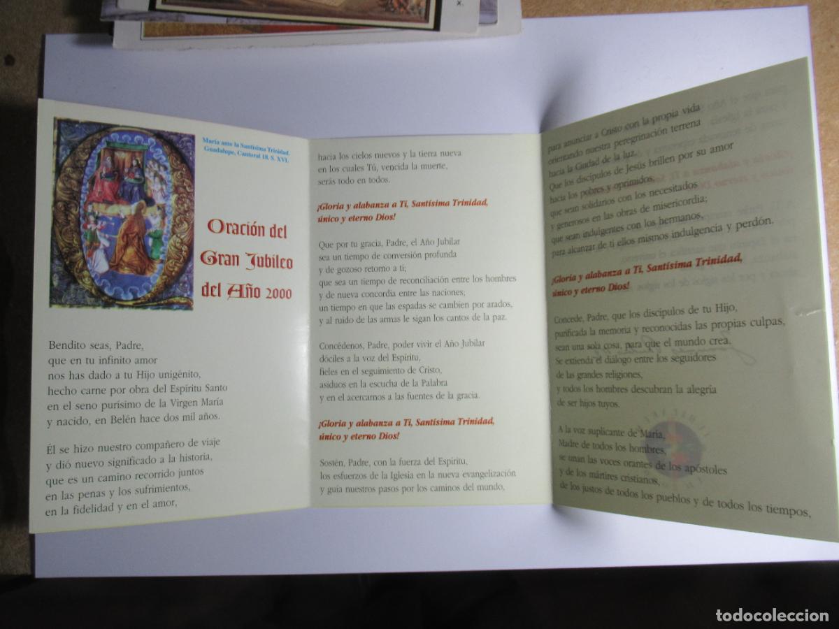 Postales: Tr&iacute;ptico - Gran Jubileo del a&ntilde;o 2000 - Foto 2