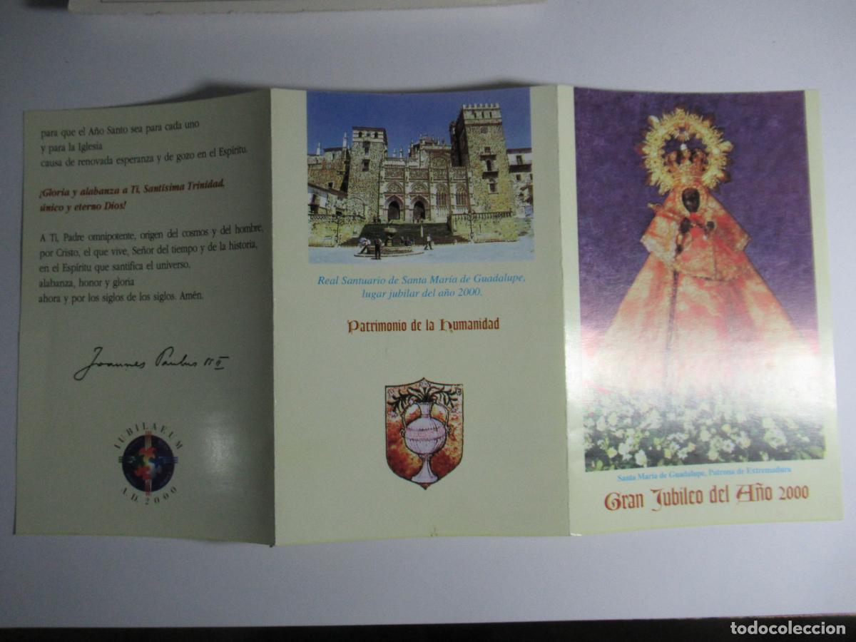 Postales: Tr&iacute;ptico - Gran Jubileo del a&ntilde;o 2000 - Foto 3