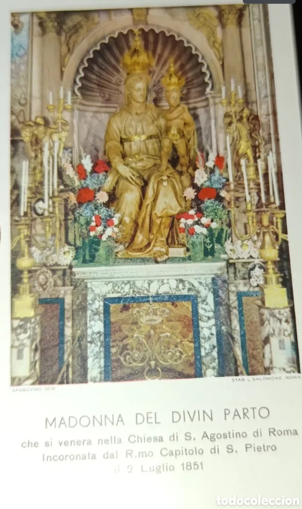 Postales: MADONNA DEL DIVIN PARTO,VIRGEN DEL DIVINO PARTO,ITALIA,CON ORACION
