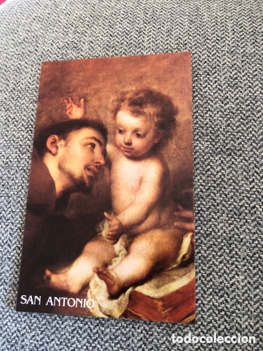 Cartes Postales: Estampa San Antonio con Oraci&oacute;n al dorso. Ed. AFA S 3/1. ASM