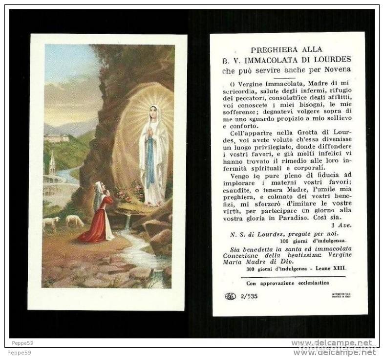 Postales: Santino - Madonna di Lourdes 3