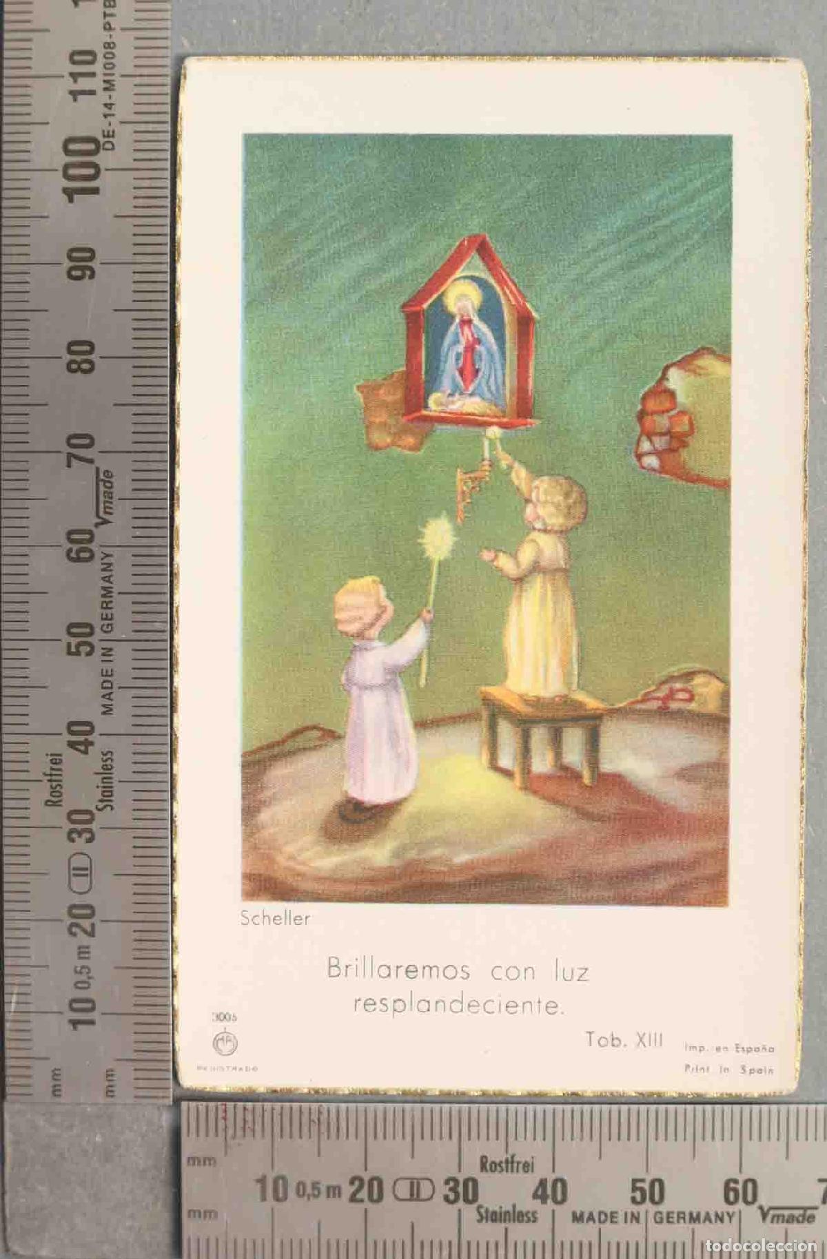 Cartes Postales: ESTAMPA. PRIMERA COMUNION. MARIANISTAS 1954