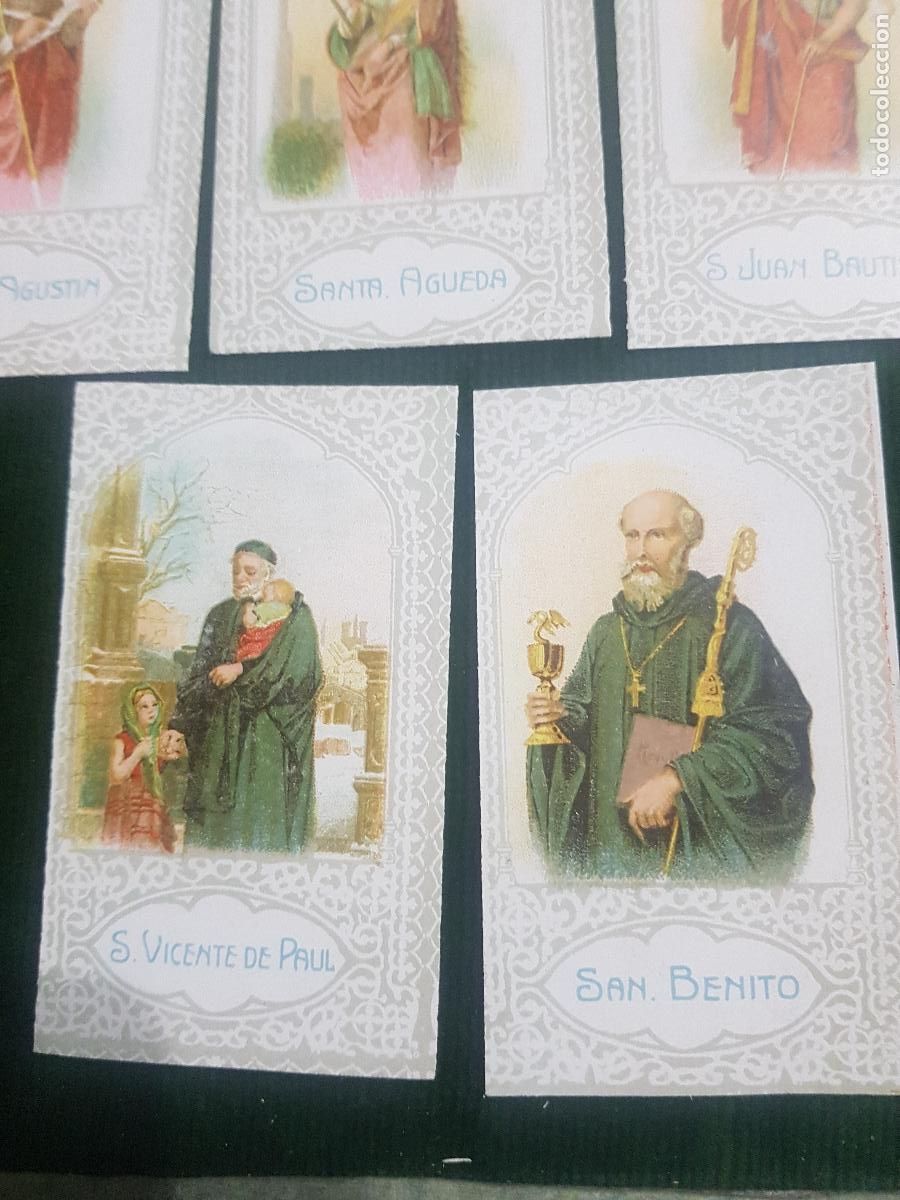 Postales: 8 ESTAMPAS IMAGENES RELIGIOSAS - Foto 4