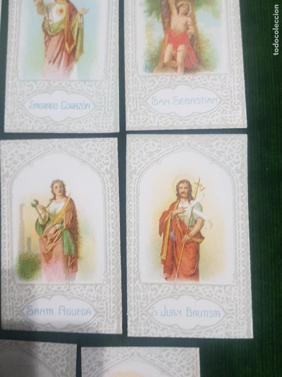 Postales: 8 ESTAMPAS IMAGENES RELIGIOSAS - Foto 5