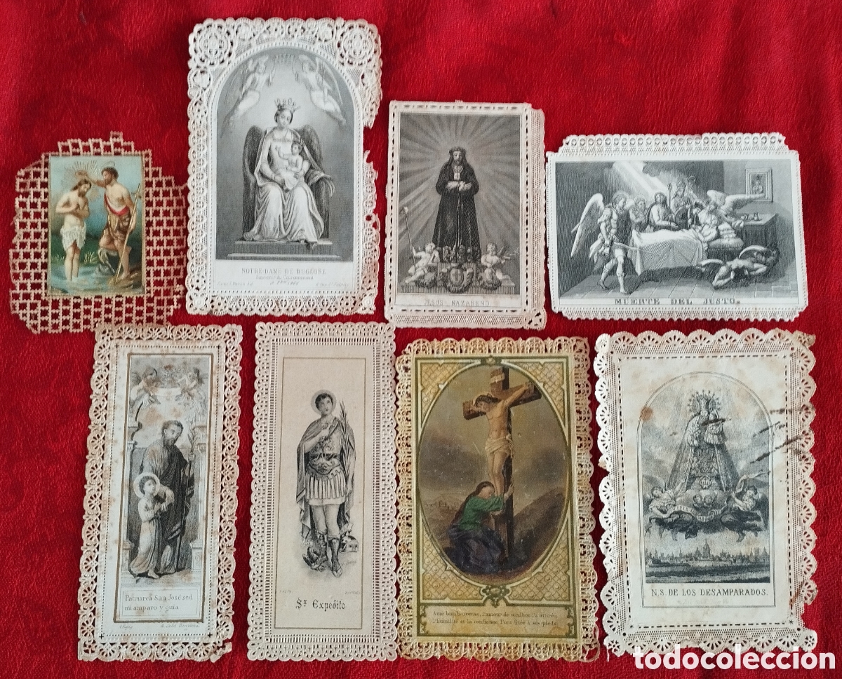Postales: Antiguas Estampas Troqueladas. - Foto 2