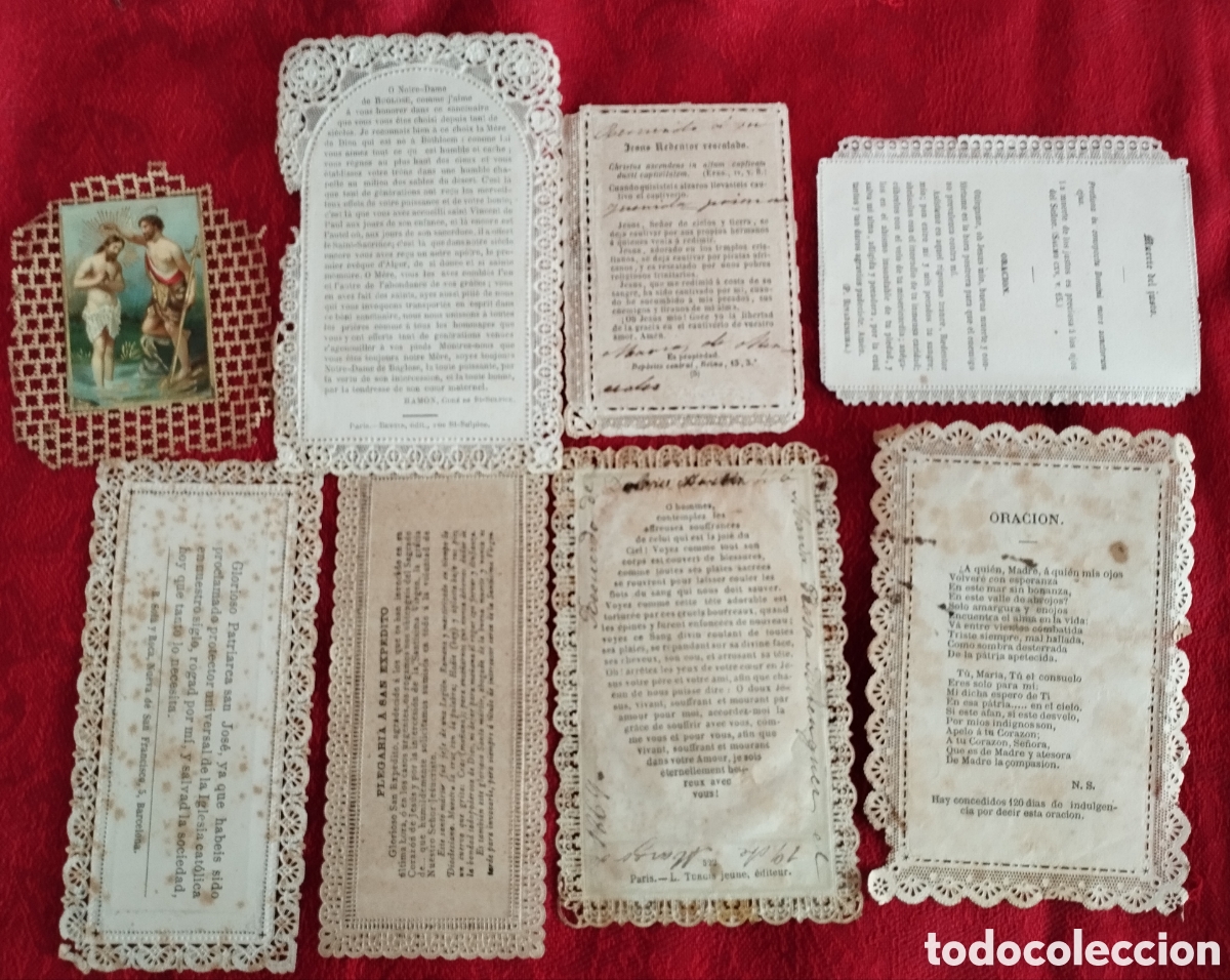 Postales: Antiguas Estampas Troqueladas. - Foto 4