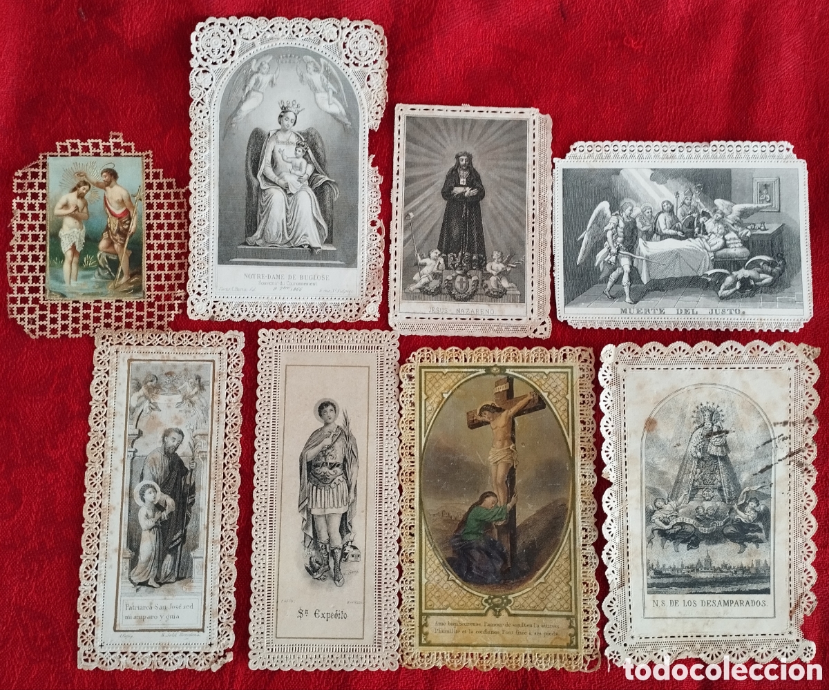 Postales: Antiguas Estampas Troqueladas. - Foto 1