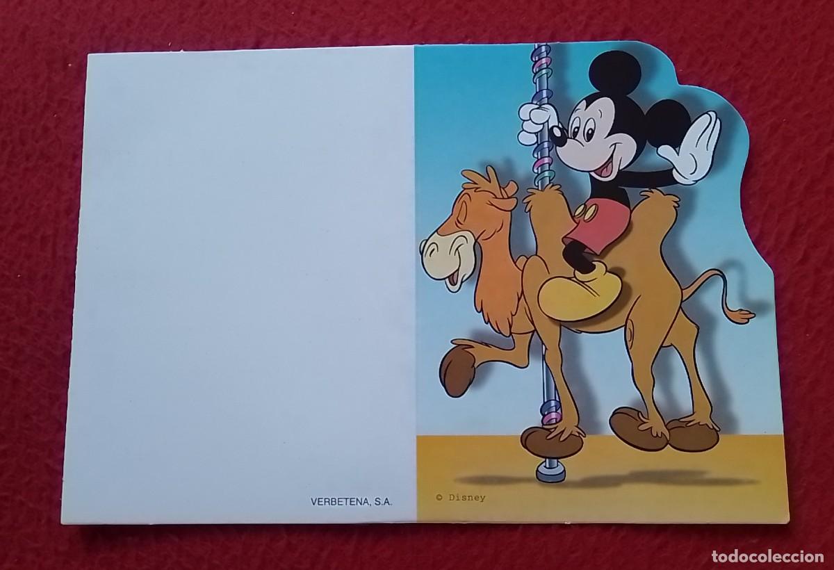 Cartoline: D&Iacute;PTICO TARJETA DE FELICITACI&Oacute;N RECORDATORIO INVITACI&Oacute;N O SIMIL CELEBRACI&Oacute;N FIESTA DISNEY MICKEY...