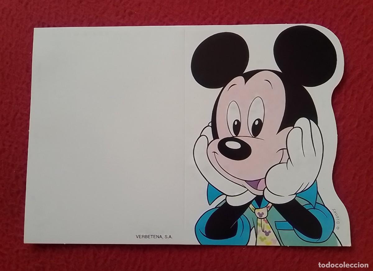 Cartoline: D&Iacute;PTICO TARJETA DE FELICITACI&Oacute;N RECORDATORIO INVITACI&Oacute;N O SIMIL CELEBRACI&Oacute;N FIESTA DISNEY MICKEY...