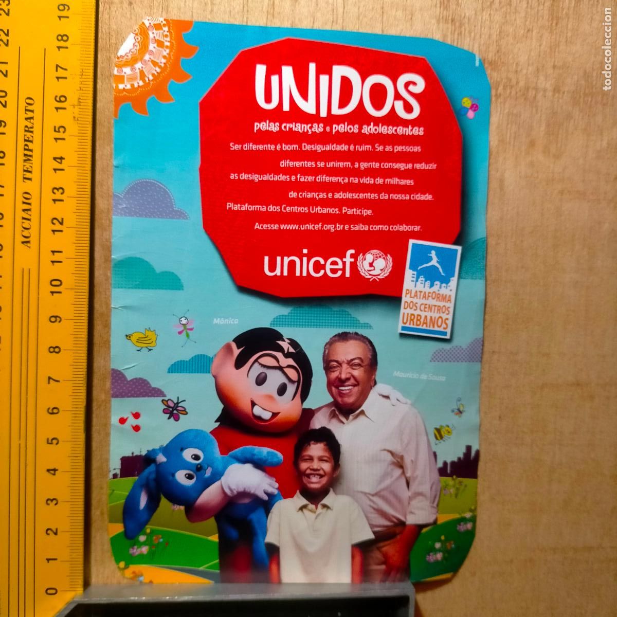 Postais: Ref444 .- antigua hoja publicitaria de revista - unicef