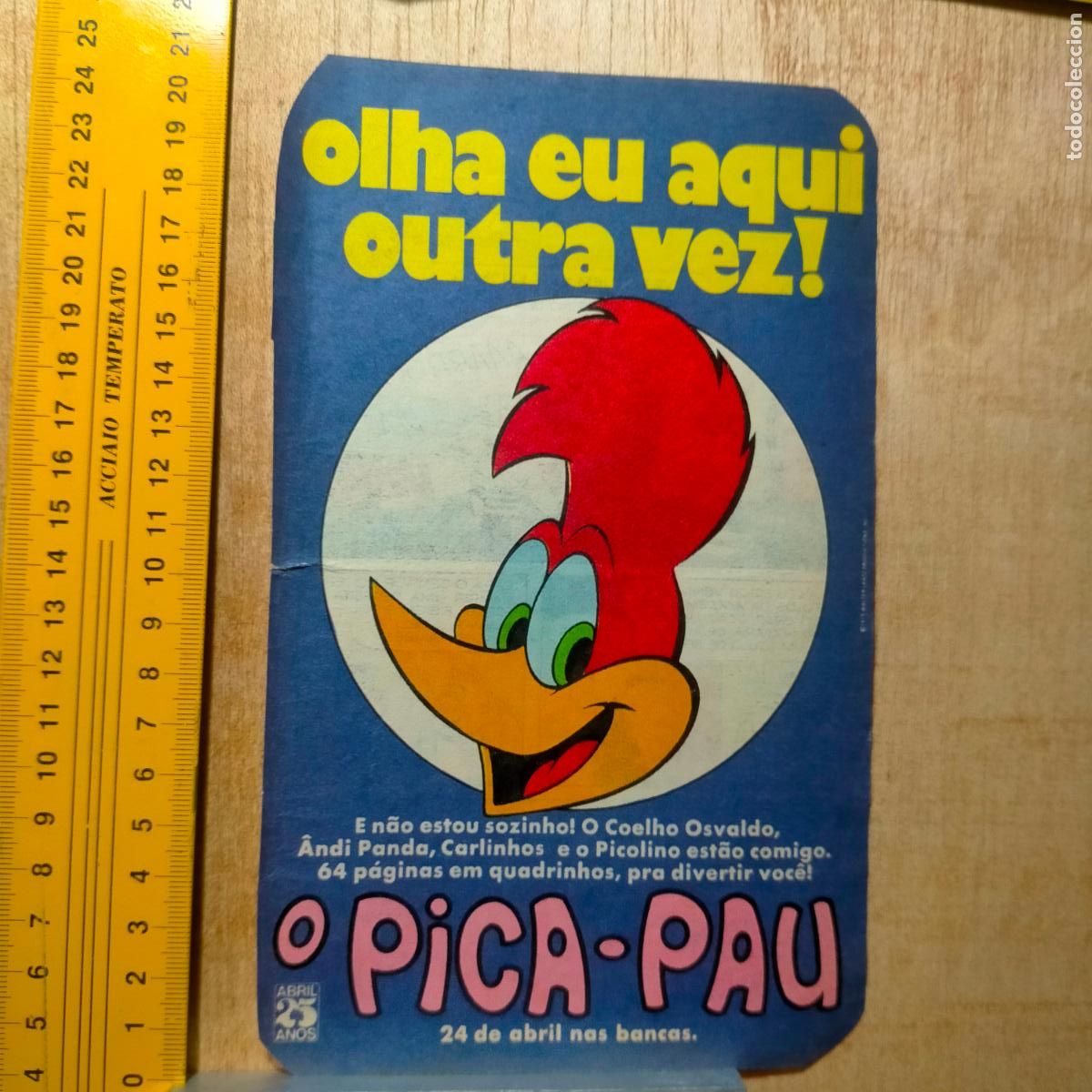 Postais: Ref444 .- antigua hoja publicitaria de revista - el PAJARO LOCO
