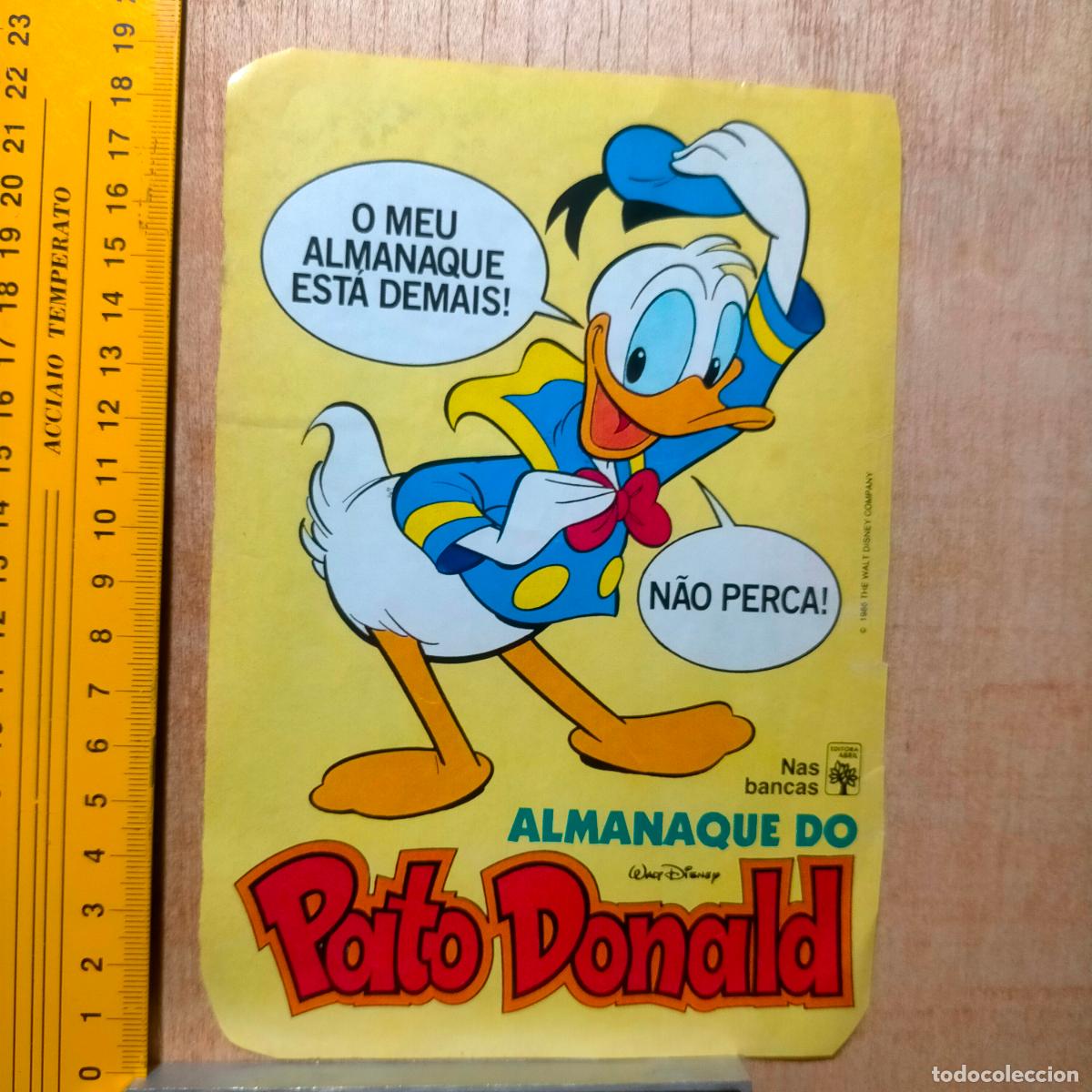 Postais: Ref444 .- antigua hoja publicitaria de revista - el PATO DONALDS WALT DISNEY