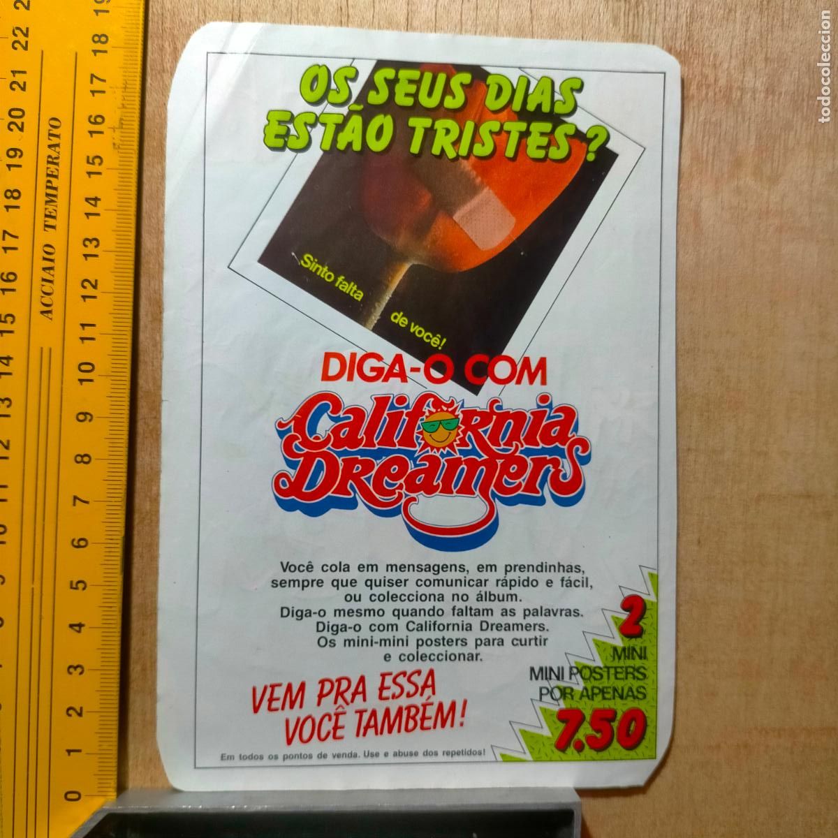 Postais: Ref444 .- antigua hoja publicitaria de revista - PUBLICIDAD CALIFORNIA DREAMERS