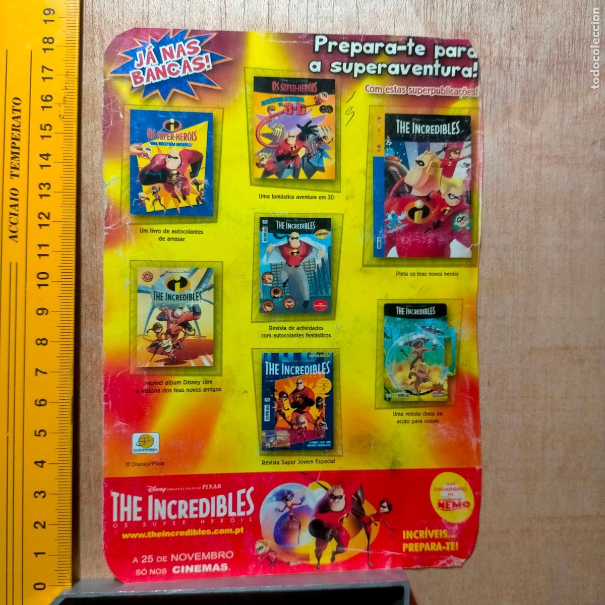 Postais: Ref444 .- antigua hoja publicitaria de revista - PUBLICIDAD COMIC LOS INCREIBLES