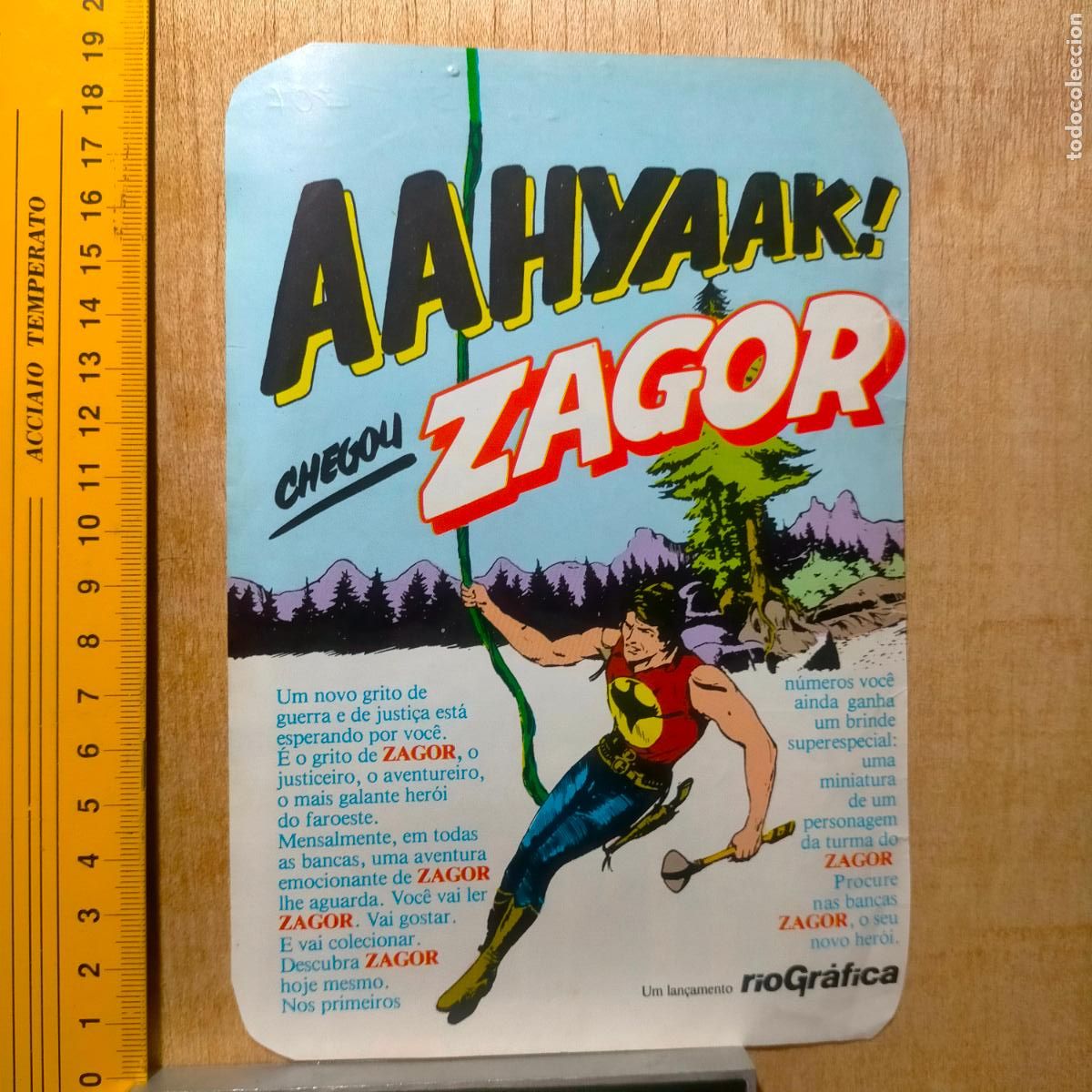 Postais: Ref444 .- antigua hoja publicitaria de revista - PUBLICIDAD COMIC ZAGOR