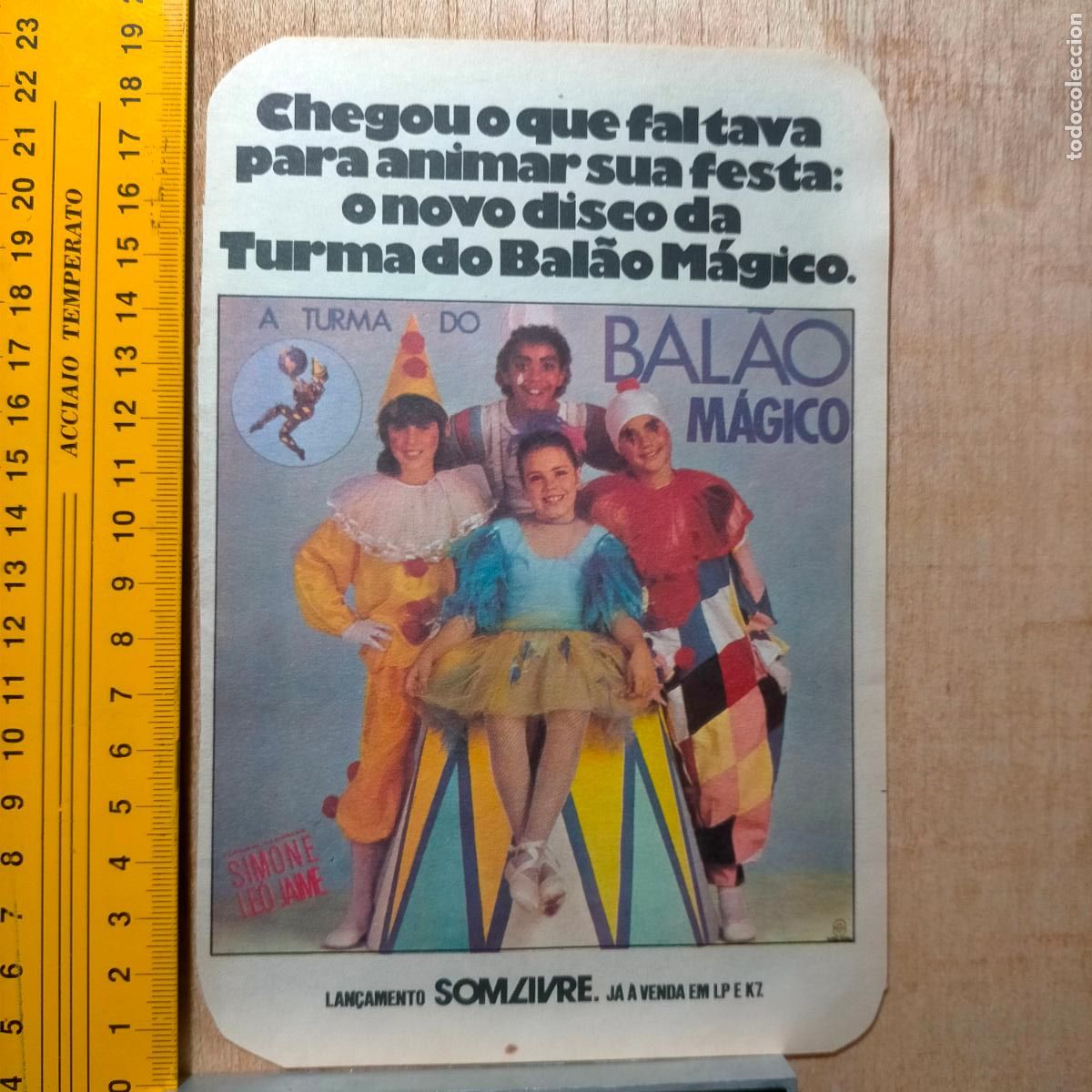 Postais: Ref444 .- antigua hoja publicitaria de revista - PUBLICIDAD MISOCA DISCO DA TURMA DO BALAO MAGICO