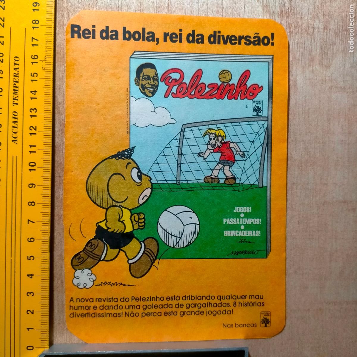 Postais: Ref444 .- antigua hoja publicitaria de revista - PUBLICIDAD FUTBOLISTA PELE FUTBOL