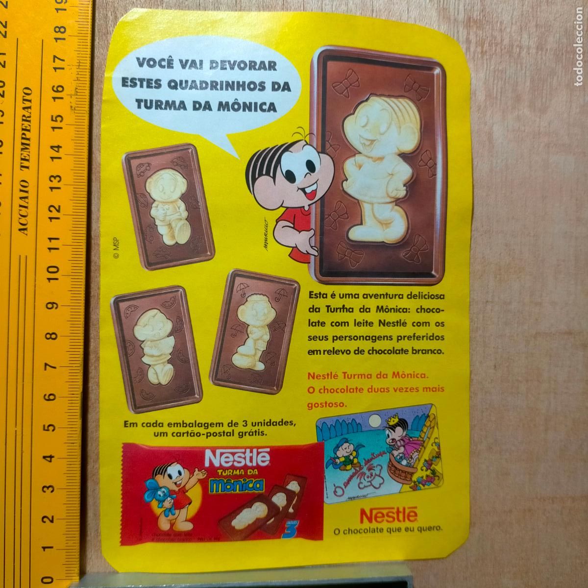 Postais: Ref444 .- antigua hoja publicitaria de revista - PUBLICIDAD CHOCOLATES NESTLE