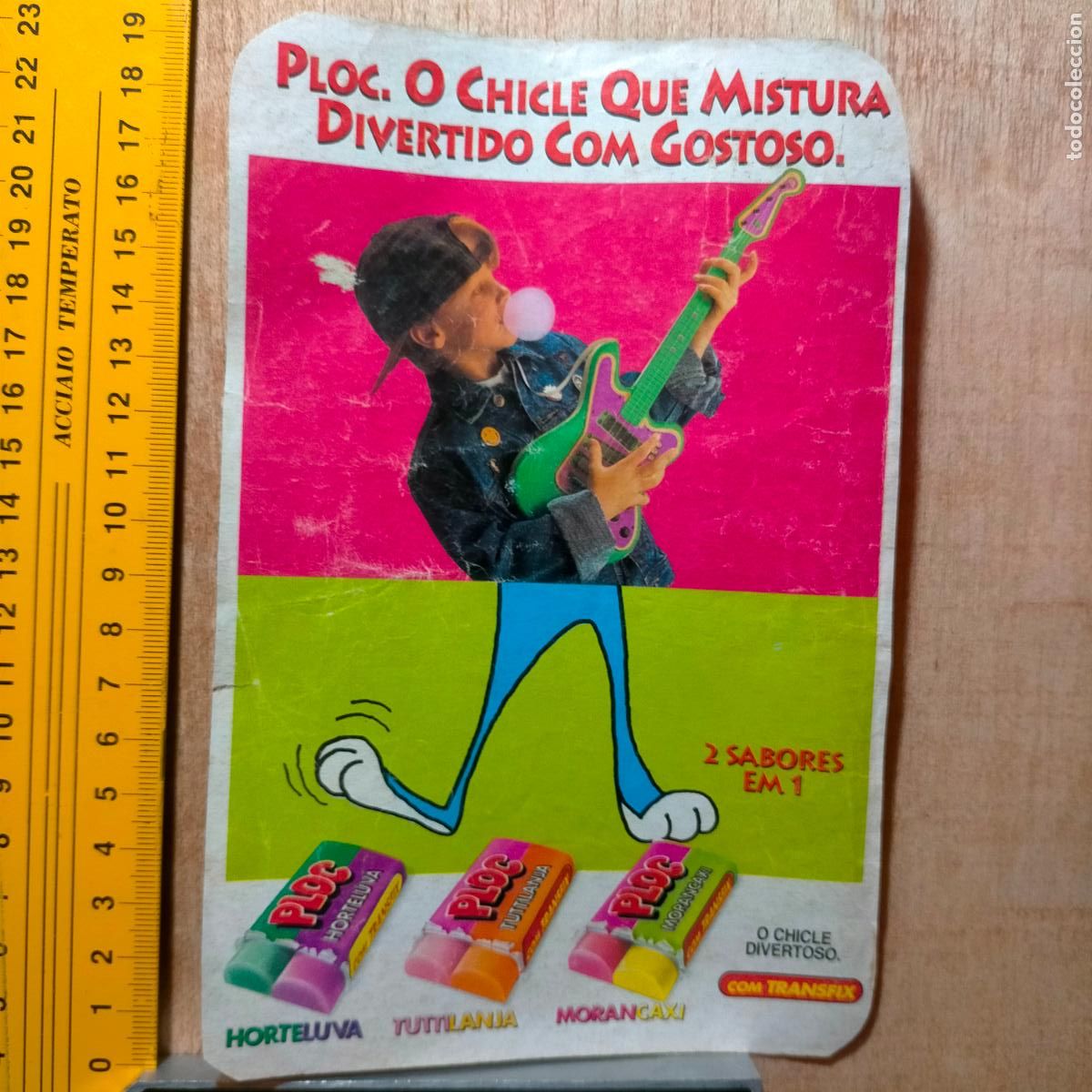 Postais: Ref444 .- antigua hoja publicitaria de revista - PUBLICIDAD CHICLES PLOC