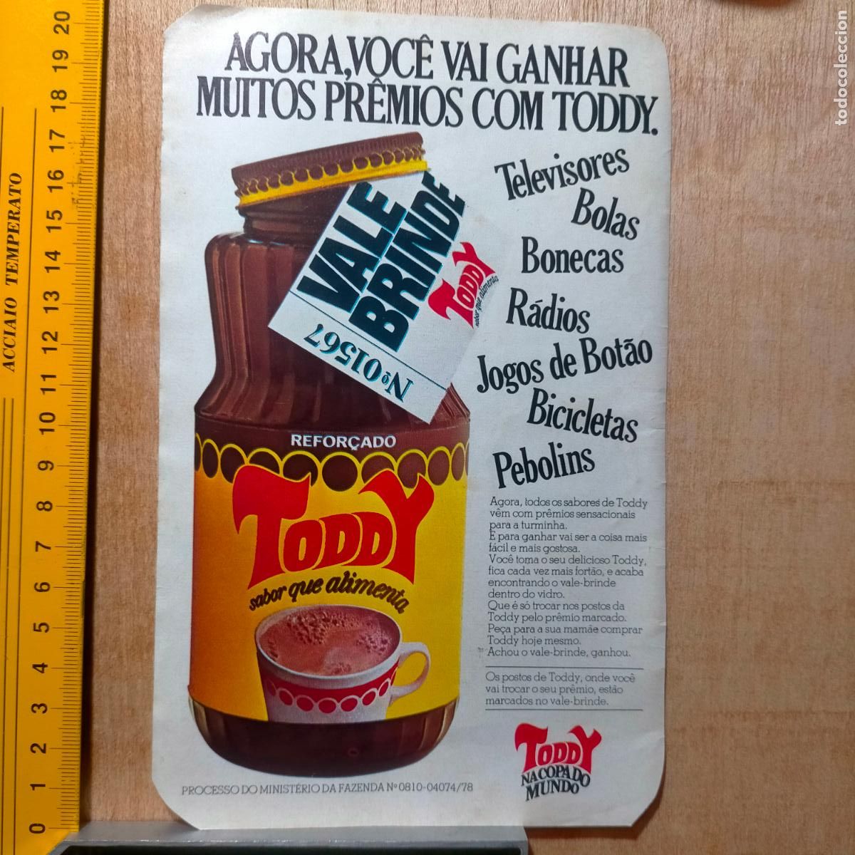 Postales: Ref444 .- antigua hoja publicitaria de revista - PUBLICIDAD CACAO TODY CHOCOLATES