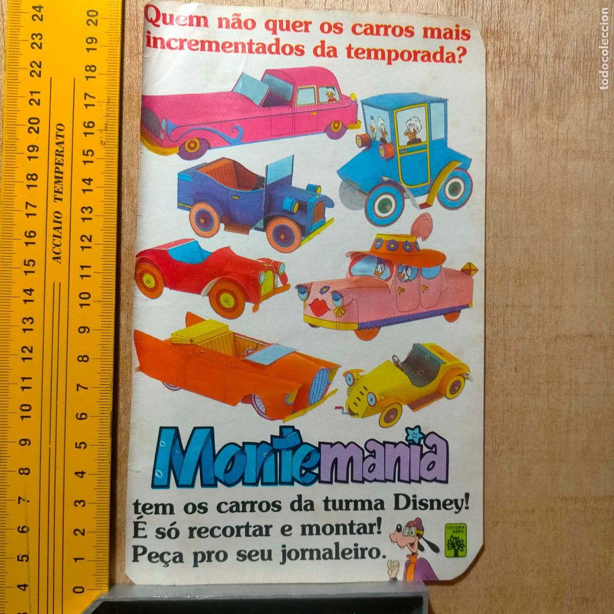 Postales: Ref444 .- antigua hoja publicitaria de revista - PUBLICIDAD COCHES JUGUETES MONTE MANIA