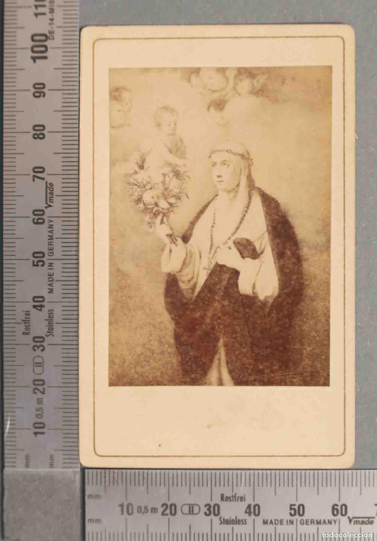 Postais: ESTAMPA. SANTA ROSA DE LIMA. REGALO DE UN RELIGIOSO. 1897