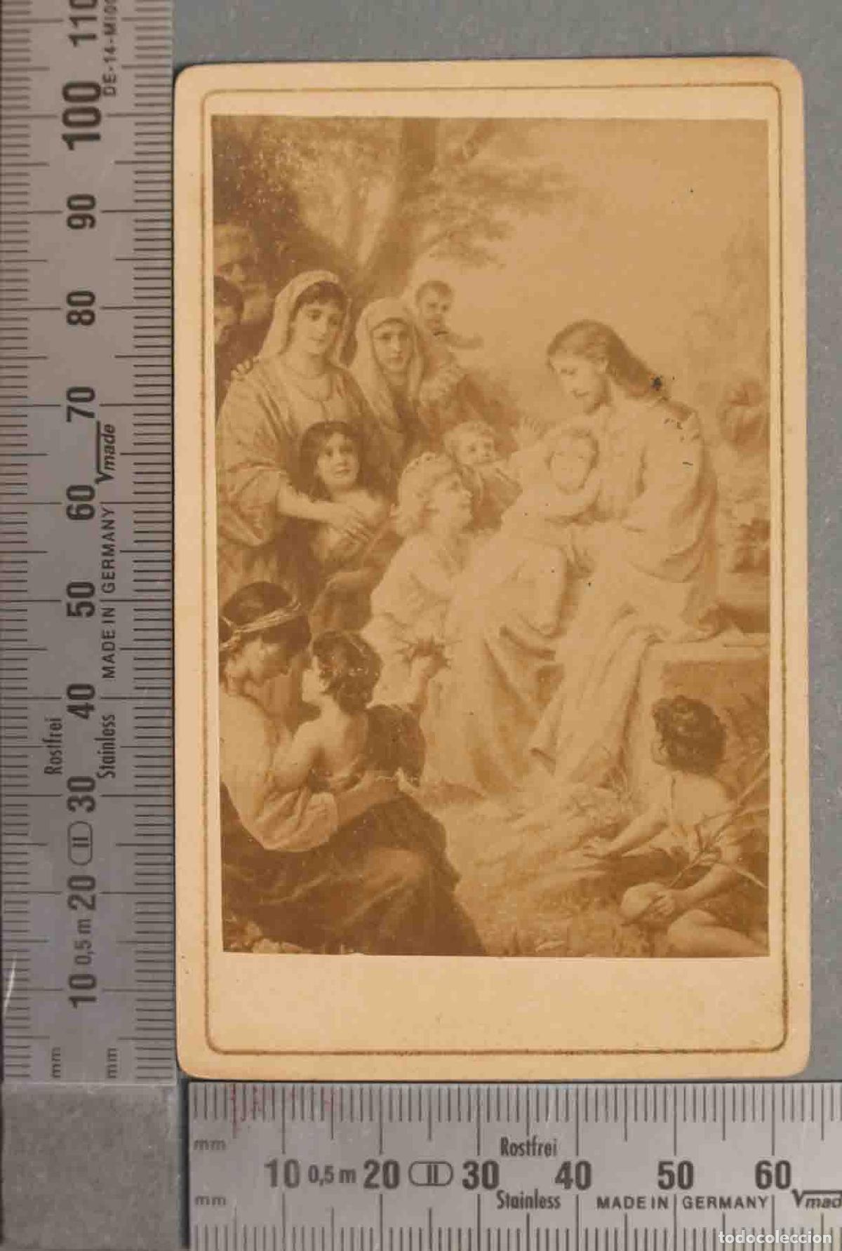 Cartes Postales: ESTAMPA. DEJAD QUE LOS NI&Ntilde;OS SE ACERQUEN A MI. 1898