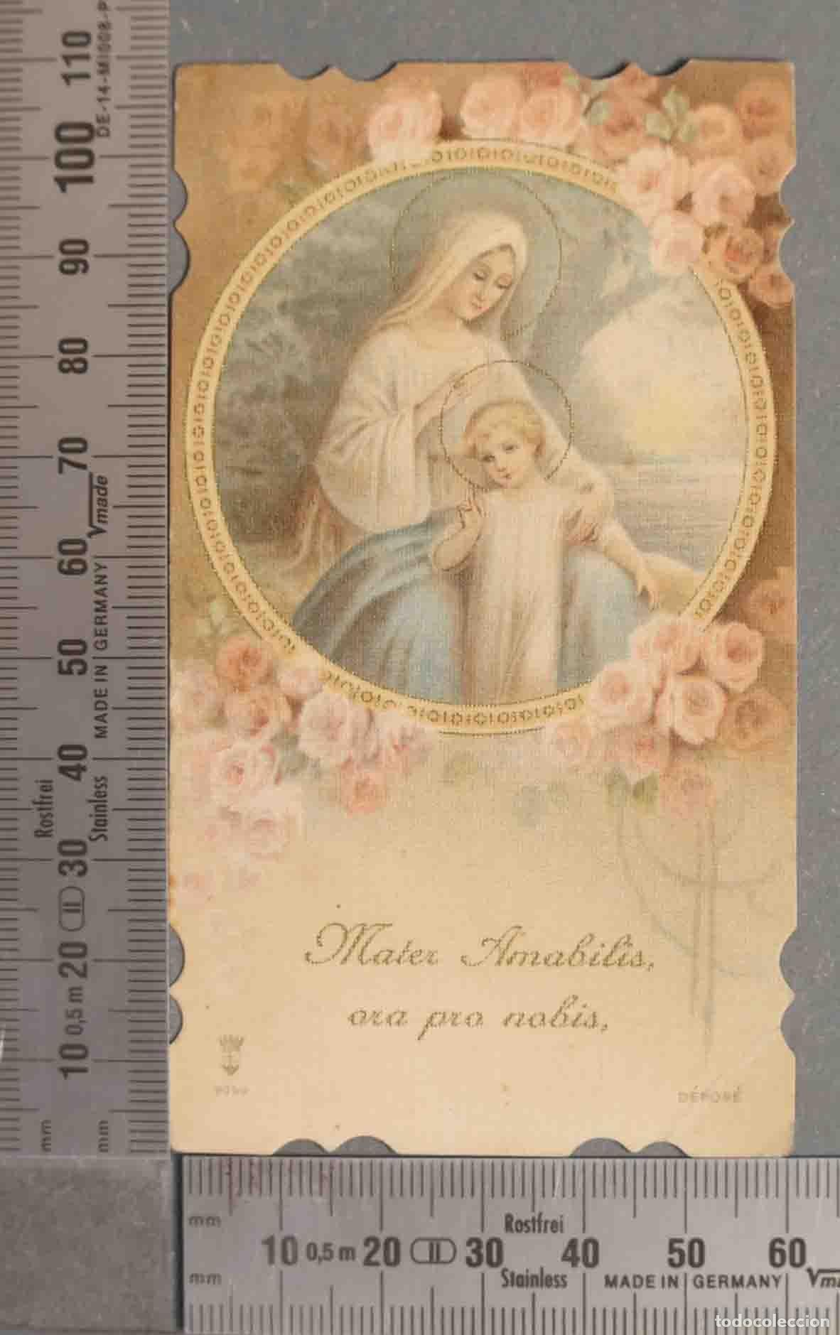 Cartes Postales: ESTAMPA. MATER AMABILIS ORA PRO NOBIS