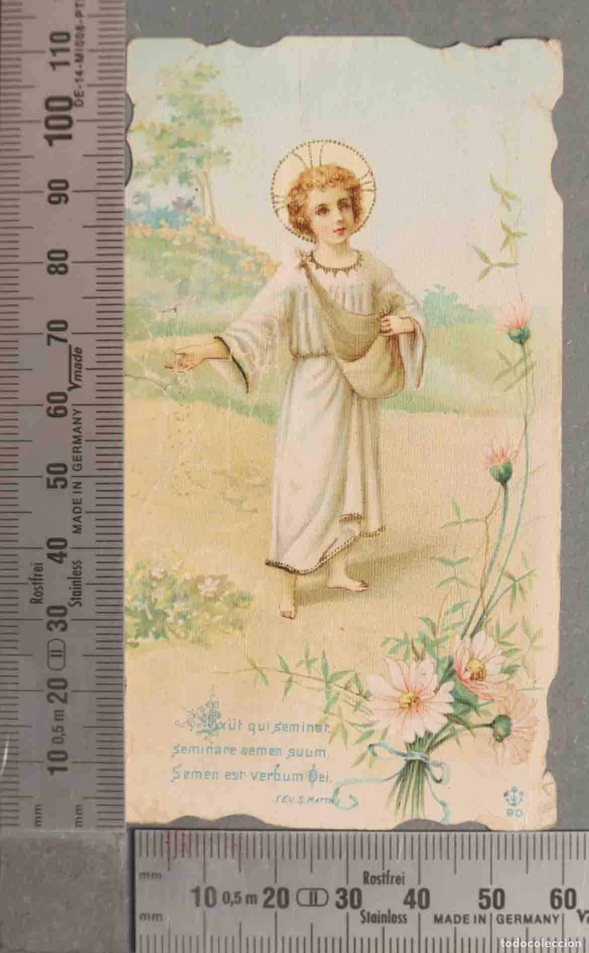 Postais: ESTAMPA. NI&Ntilde;O JESUS. CA 1900