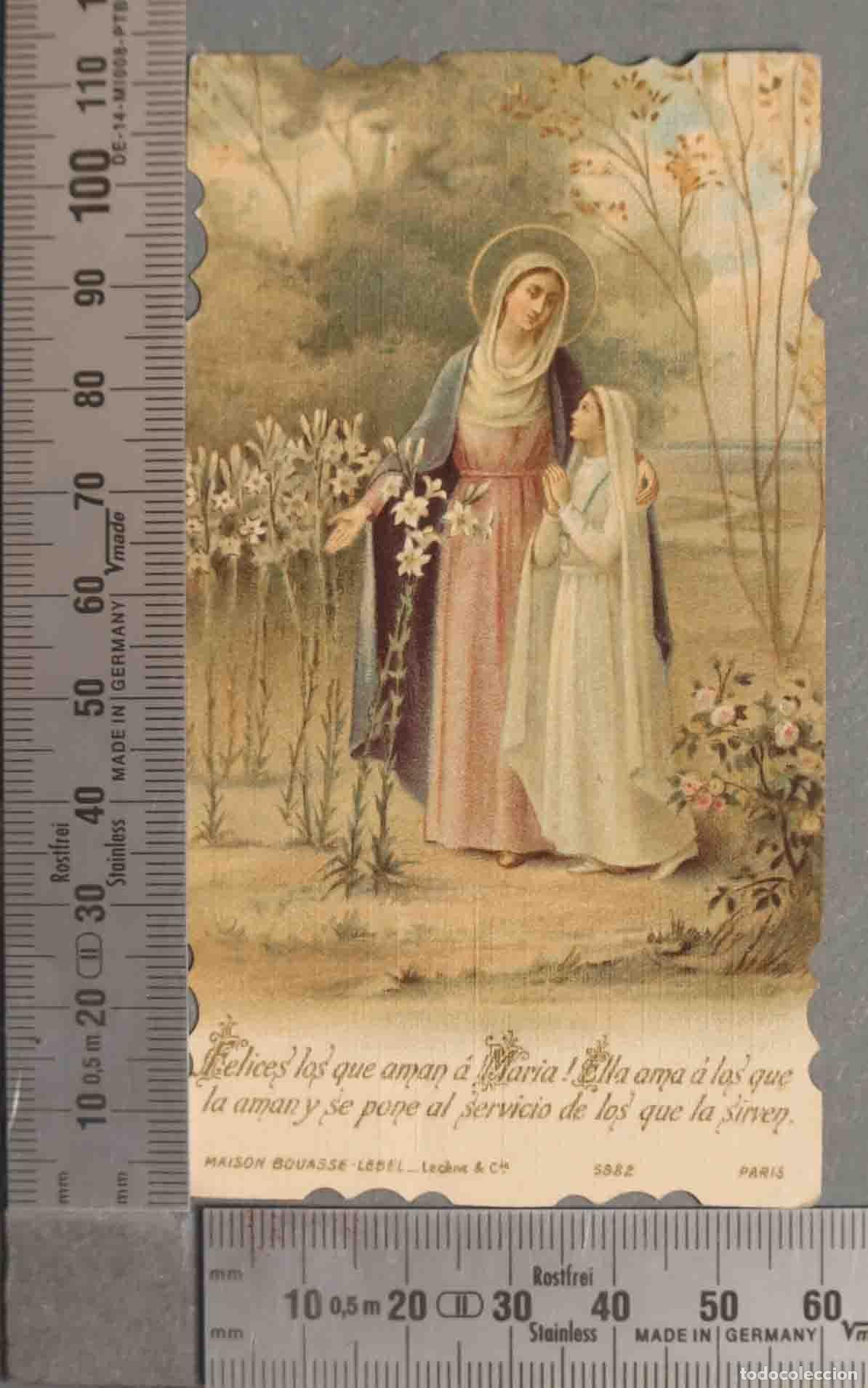 Cartes Postales: ESTAMPA. FELICES LOS QUE AMAN A MARIA. BOUASSE-LEBEL