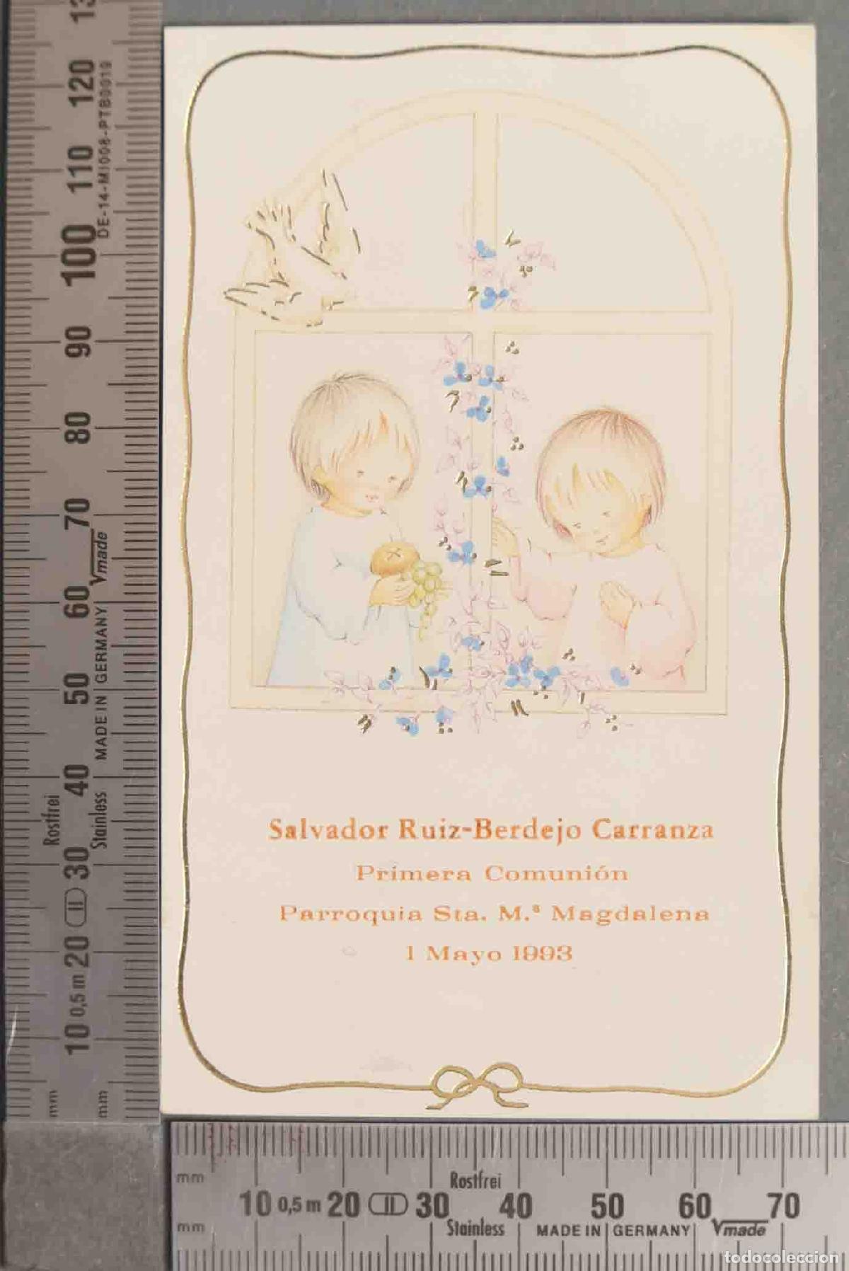 Cartes Postales: ESTAMPA. COMUNION 1993 IGLESIA MAGDALENA