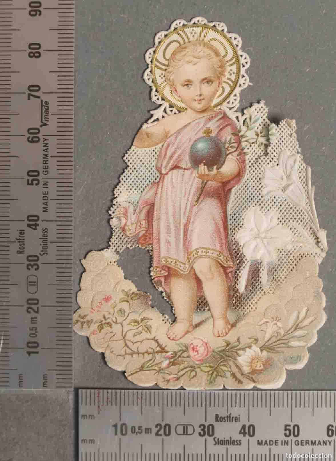 Postales: ESTAMPA. NI&Ntilde;O JESUS. PUNTILLA