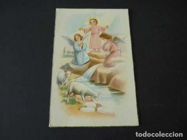 Cartoline: NI&Ntilde;O JESUS CON ANGELES POSTAL
