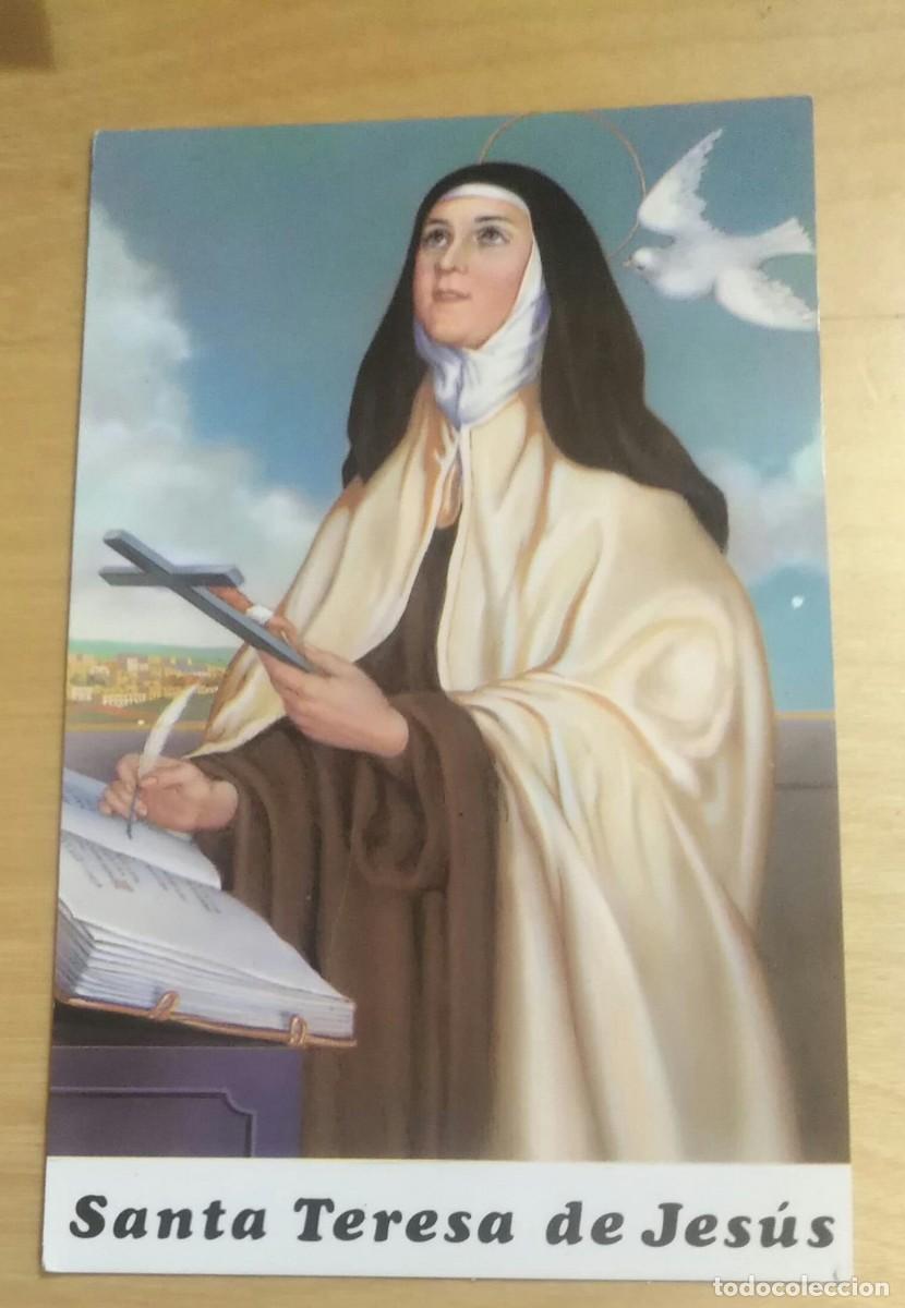 Postales: ES 215 Estampa Religiosa de Santa Teresa de Jes&uacute;s con oraci&oacute;n - S 31/1