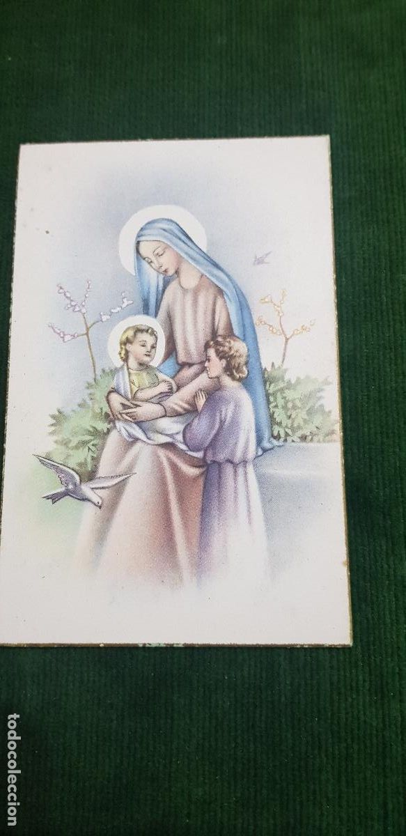 Postales: LA VIRGEN MARIA Y JESUS CON &Ntilde;I&Ntilde;O