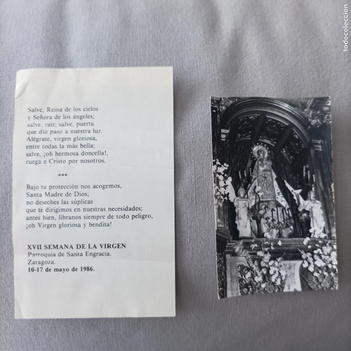 Postales: Belchite. Virgen del Pueyo. - Foto 2