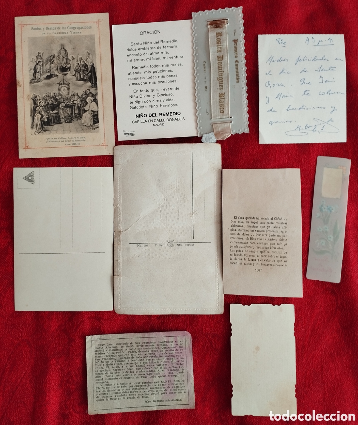 Postales: Antiguas Estampas Religiosas - Foto 6