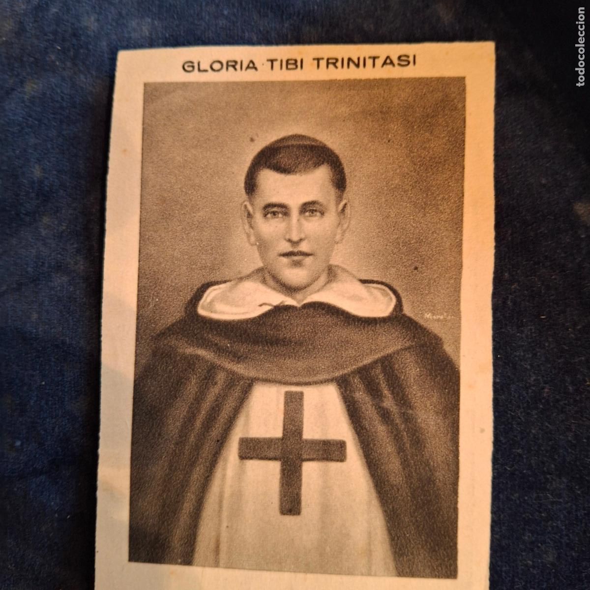 Postales: Fray Tom&aacute;s del Ssmo.Trinitario. Estampa con reliquia