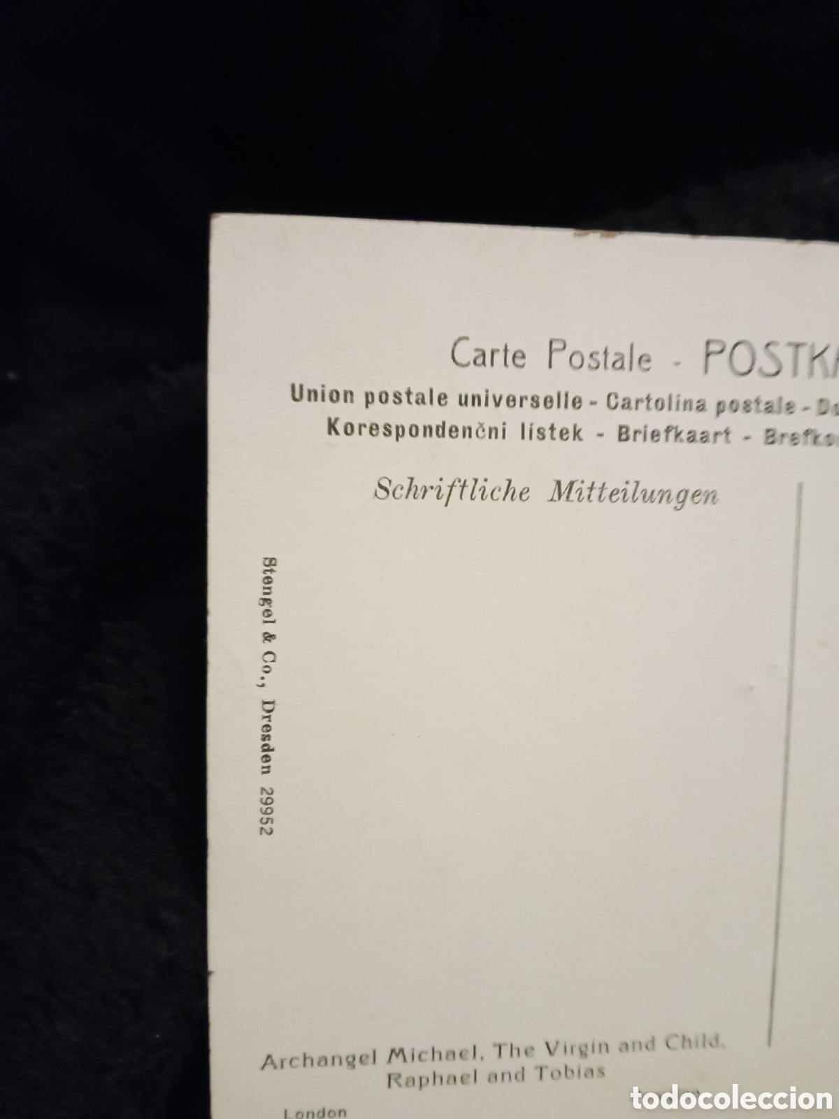 Postales: Antigua postal religiosa,Stengel&Co. - Foto 3