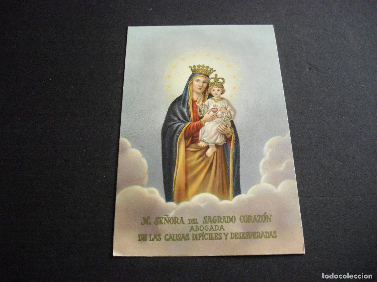 Postales: NUESTRA SE&Ntilde;ORA DEL SAGRADO CORAZON DE ABOGADA CAUSAS DIFICILES POSTAL