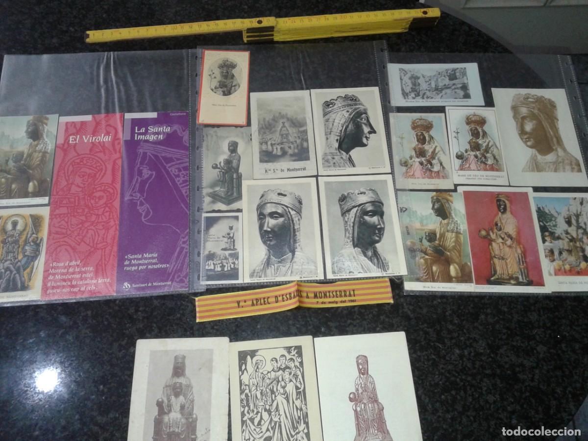 Postales: NUESTRA SE&Ntilde;ORA DE MONTSERRAT, ESTAMPAS, RECUERDOS VARIOS, M