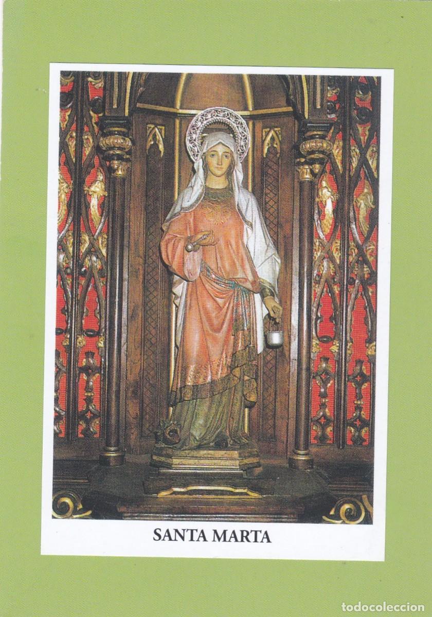 Postkarten: ESTAMPA SANTA MARTA - INVOCACIONES Y ORACION (REVERSO)